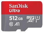 SANDISK 512GB ULTRA MICRO SDXC 120MBS CLASS 10 UHS I MICRO SD CARD