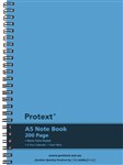 PROTEXT NOTE BOOK 8MM FEINT RULED PP TWIN WIRE 55GSM 200 PAGE A5 BLUE