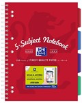 OXFORD 5 SUBJECT NOTEBOOK A4 SCRIBZEE APP COMPATIBLE RED 200 PAGE
