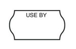 PRICE GUN LABEL METO 22X12MM 722 USE BY PRICE PERMANENT NON TAMPERPROOF WHITE