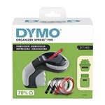 LABEL MAKER DYMO ORGANISER XPRESS EMBOSSER W 2 X BLACK 1 X RED TAPE