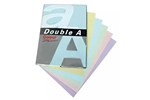 DOUBLE A A4 COPY PAPER 80GSM PASTEL COLOUR RAINBOW ASSORTED PACK 500 SHEETS