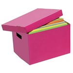 MARBIG ARCHIVE BOX COLOURED PINKBERRY