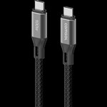 COMSOL SILICONE USBC TO USBC CABLE 100W 30M BLACK