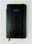 OZCORP J77 SLIM NOTEBOOK DUET SOFTCOVER BLACK 92 X 140MM 160 PAGES  PEN