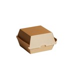 BIOWAY PREMIUM ENVIRO EXTRA LARGE BURGER BOX BROWN PACK 50