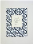 OZCORP WRITING PAD MOROCCAN BLUE 210 X 245MM 25 SHEETS