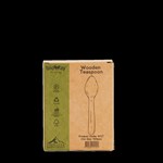 BIOWAY WOODEN TEA SPOON 110MM PACK 100