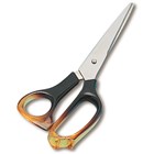 Orange And Amber Handled Scissors