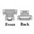 8WARE DSUB DB 25PIN TO DB 9PIN MALE TO FEMALE ADAPTER