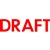 XSTAMPER CXBN 1068 PREINKED MESSAGE STAMP DRAFT 42 X 13MM RED