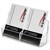 DEFLECTO 70401 BUSINESS CARD HOLDER TWIN VERTICAL CLEAR