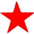 XSTAMPER CE16 PREINKED MERIT STAMP STAR 16MM RED