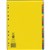 MARBIG DIVIDER MANILLA 120 TAB A4 BRIGHT ASSORTED