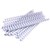 REXEL PLASTIC BINDING COMB ROUND 21 LOOP 6MM A4 WHITE BOX 100