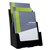 DEFLECTO 97304 BROCHURE HOLDER RECYCLED 3TIER A4 BLACK