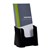 DEFLECTO 97504 BROCHURE HOLDER RECYCLED 1TIER DL BLACK
