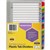 MARBIG INDEX DIVIDER REINFORCED MANILLA AZ TAB A5 ASSORTED