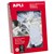 APLI 384 STRUNG TICKETS 9 X 24MM WHITE