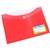 BEAUTONE 44070 ENVELOPE PUSH BUTTON A4 SIZE REDHIBISCUS