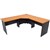 RAPID WORKER CORNER WORKSTATION COMPLETE 1800 X 1800 X 750MM CHERRYIRONSTONE
