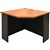 RAPID WORKER CORNER WORKSTATION UNIT 900 X 900 X 600MM BEECHIRONSTONE
