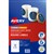 AVERY 980009 L7104REV REMOVABLE BLANK PRINTABLE LABELS ROUND LASERINKJET 12UP MATT WHITE PACK 10