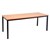 RAPIDLINE STEEL FRAME TABLE 1200 X 600MM BEECH