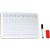 JPM WHITEBOARD NUMBERS A4 WHITE