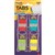 POSTIT 686RALY DURABLE FILING TABS SOLID 38MM REDAQUALIMEYELLOW PACK 100