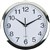 ITALPLAST WALL CLOCK 260MM WHITE  CHROME