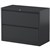 STEELCO LATERAL FILING CABINET 2 DRAWER 710 X 915 X 463MM GRAPHITE RIPPLE