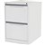 STEELCO FILING CABINET 2 DRAWER 470 X 620 X 710MM WHITE SATIN