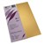 QUILL METALLIQUE BOARD 285GSM A4 AUTUMN GOLD PACK 25