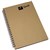 QUILL SPIRAL BOUND HARDCOVER NOTEBOOK A4 160 PAGE NATURAL