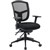 MIAMI TASK CHAIR MEDIUM MESH BACK ARMS BLACK