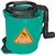 CLEANLINK MOP BUCKET HEAVY DUTY PLASTIC WRINGER 16 LITRE GREEN