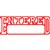XSTAMPER CXBN 1205 PREINKED MESSAGE STAMP ENTEREDDATE 42 X 13MM RED