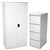 INITIATIVE FILING STATIONERY CABINET COMBO SILVER GREY