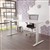 CONSET 50143 ELECTRIC HEIGHT ADJUSTABLE DESK 1500 X 800MM WHITEWHITE
