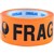 CUMBERLAND PRINTED TAPE FRAGILE ORANGEBLACK