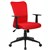 ASHLEY YS01 TYPIST CHAIR MEDIUM MESH BACK ARMS RED 120 KG