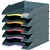 DURABLE VARICOLOR LETTER TRAYS 255 X 55 X 330MM GREYYELLOWORANGEREDPINKPURPLE 