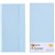 QUILL DL COLOURED ENVELOPES PLAINFACE STRIP SEAL 80GSM 110 X 220MM POWDER BLUE PACK 25
