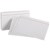 QUILL RULED SYSTEM CARDS 210GSM 203 X 127MM WHITE PACK 100