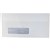 INITIATIVE DL ENVELOPES SECRETIVE WALLET WINDOWFACE SELF SEAL 80GSM 110 X 220MM WHITE BOX 500
