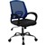 SYLEX TRICE TASK CHAIR MEDIUM BACK 1LEVER ARMS MESH BLUE BLACK SEAT