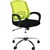 SYLEX TRICE TASK CHAIR MEDIUM BACK 1LEVER ARMS MESH LIME BLACK SEAT