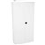 RAPIDLINE GO SWING DOOR CUPBOARD 3 SHELVES 910 X 450 X 1830MM WHITE SATIN