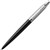 PARKER JOTTER BALLPOINT PEN MEDIUM BLUE INK BOND STREET BLACK CHROME TRIM